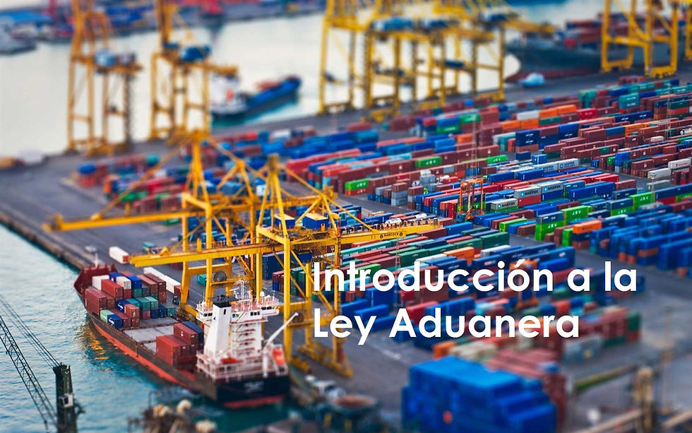 Curso "Introducción a la Ley Aduanera"
