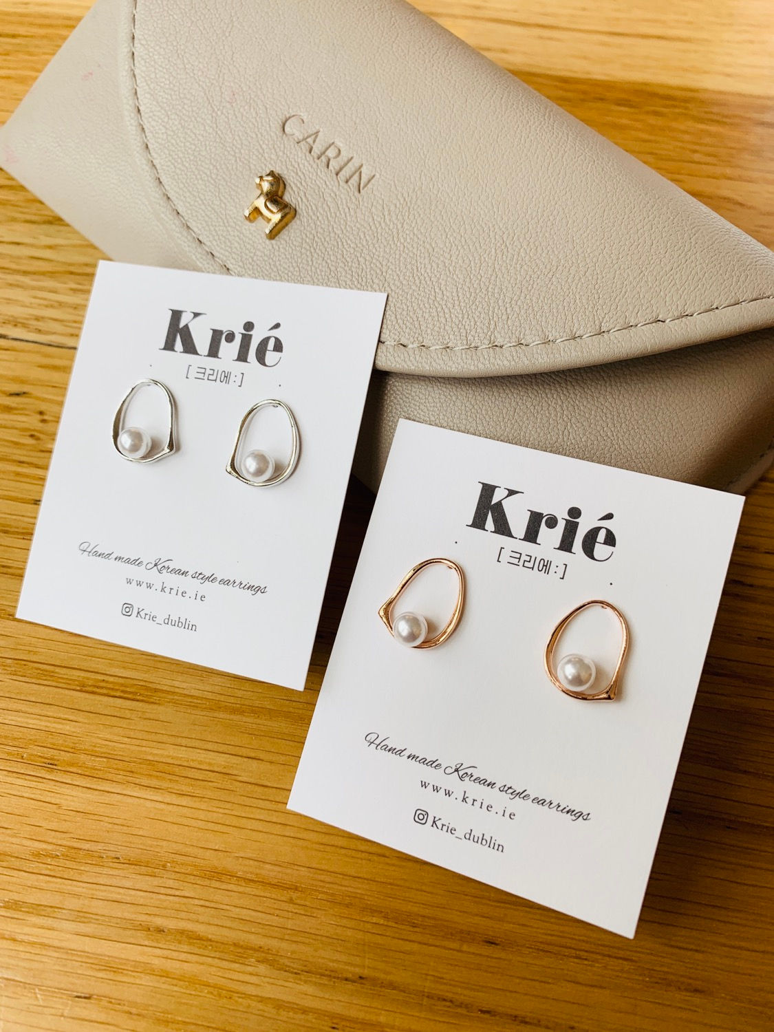 Mood pearl earrings [All Silver]