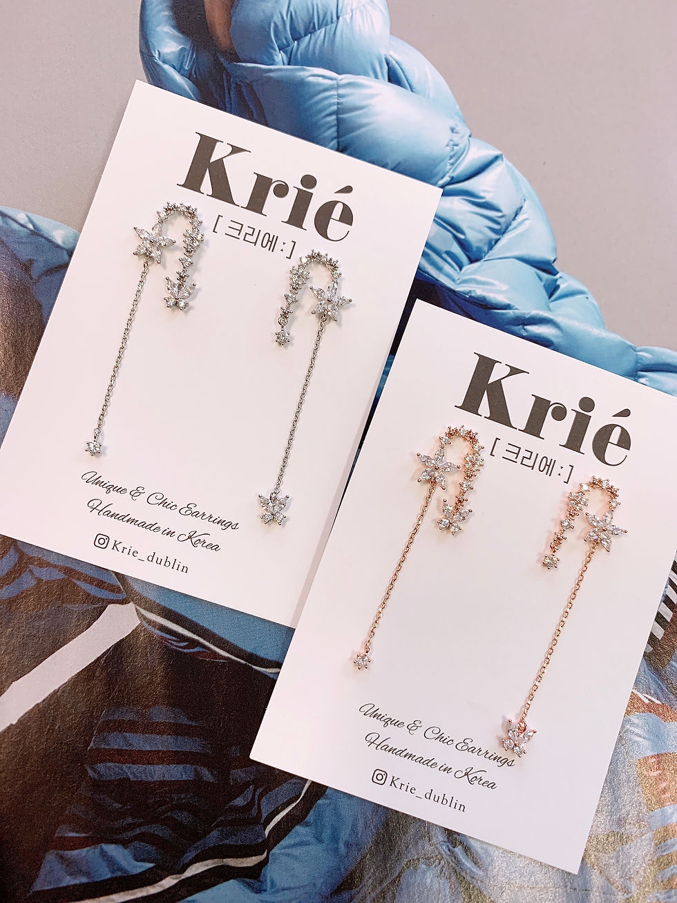 Thumbnail: Flower & Butterfly earrings