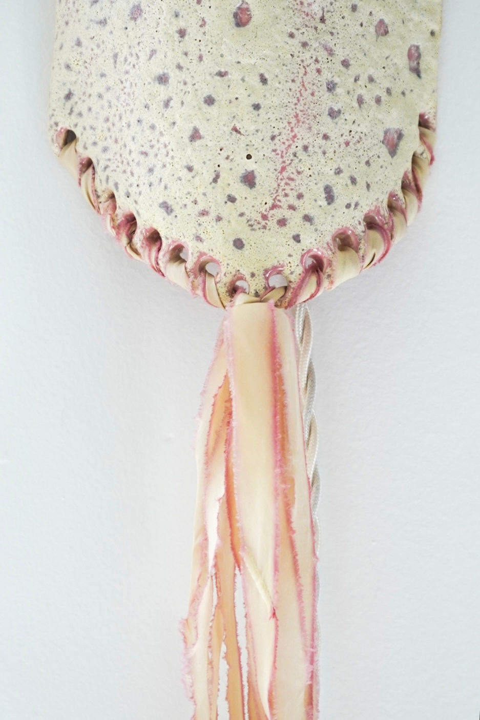 Thumbnail: Whispered Blush Woven Sconce
