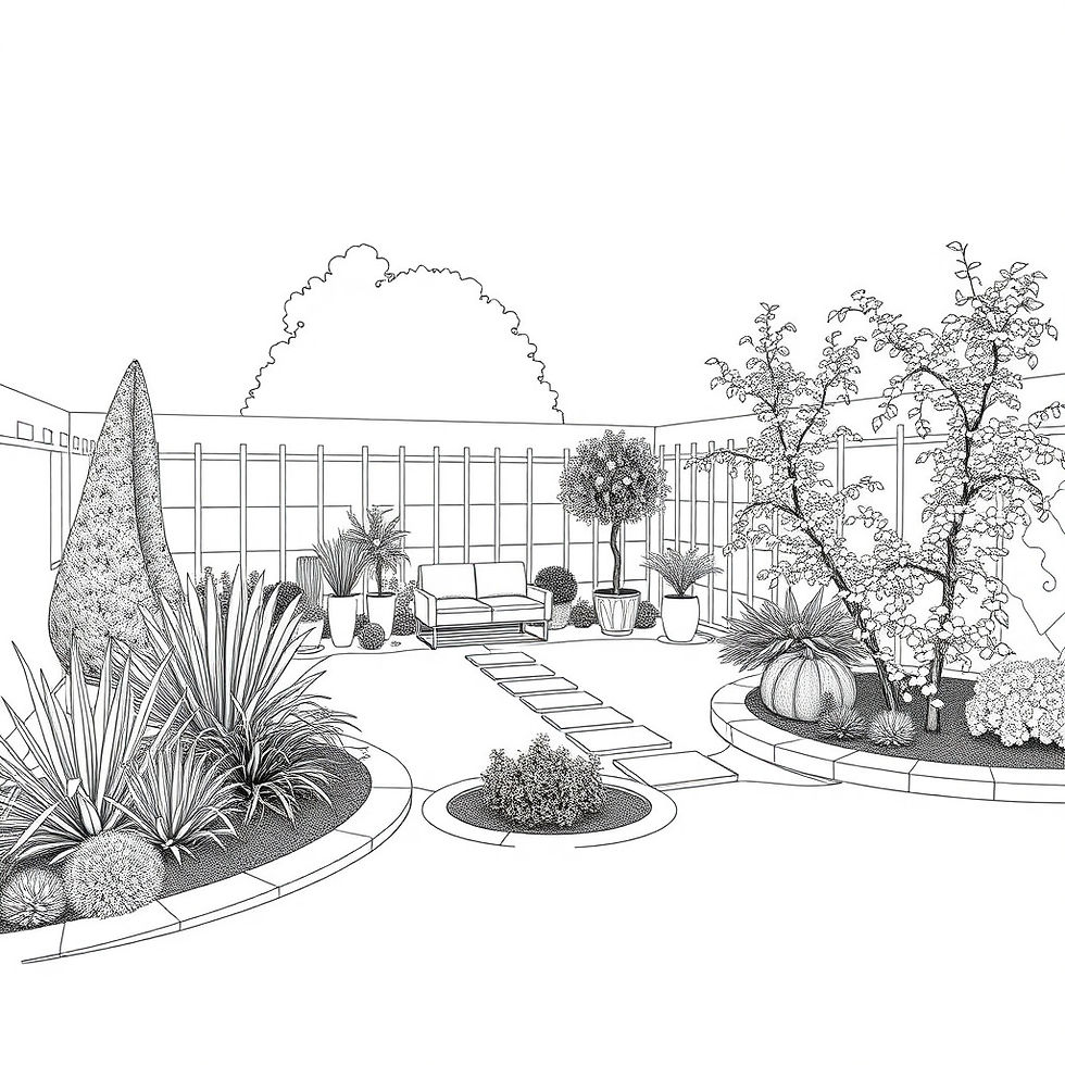 a realistic create me an outline drawing for a uk garden design (scetch drawing).jpg