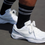 Thumbnail: Fear0 NJ Men's High Arch Firm Orthopedic Comfort All White Shoes