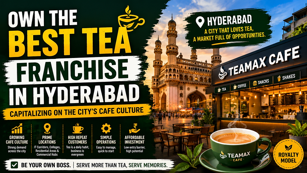 best tea franchise in hyderabad