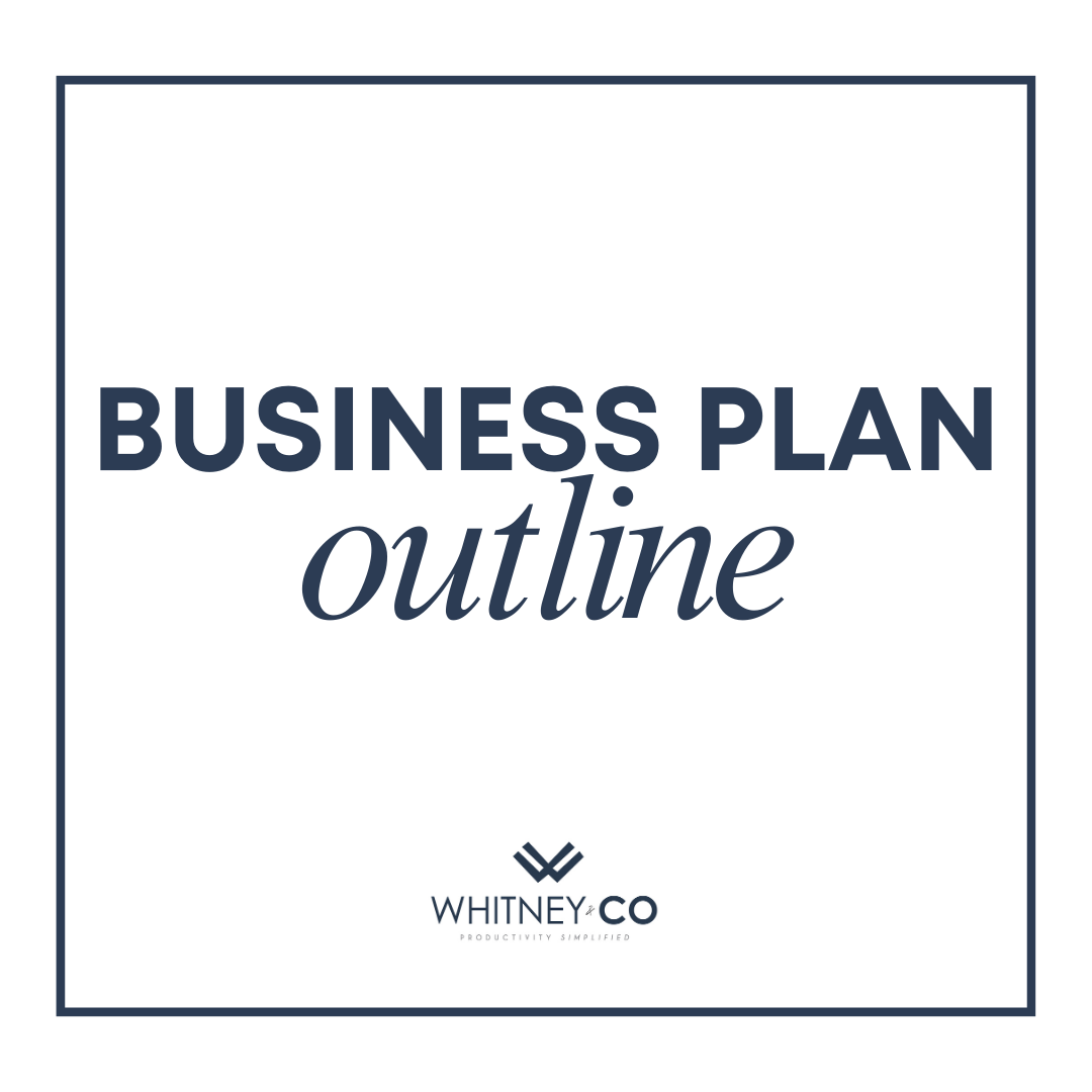 Business Plan Outline