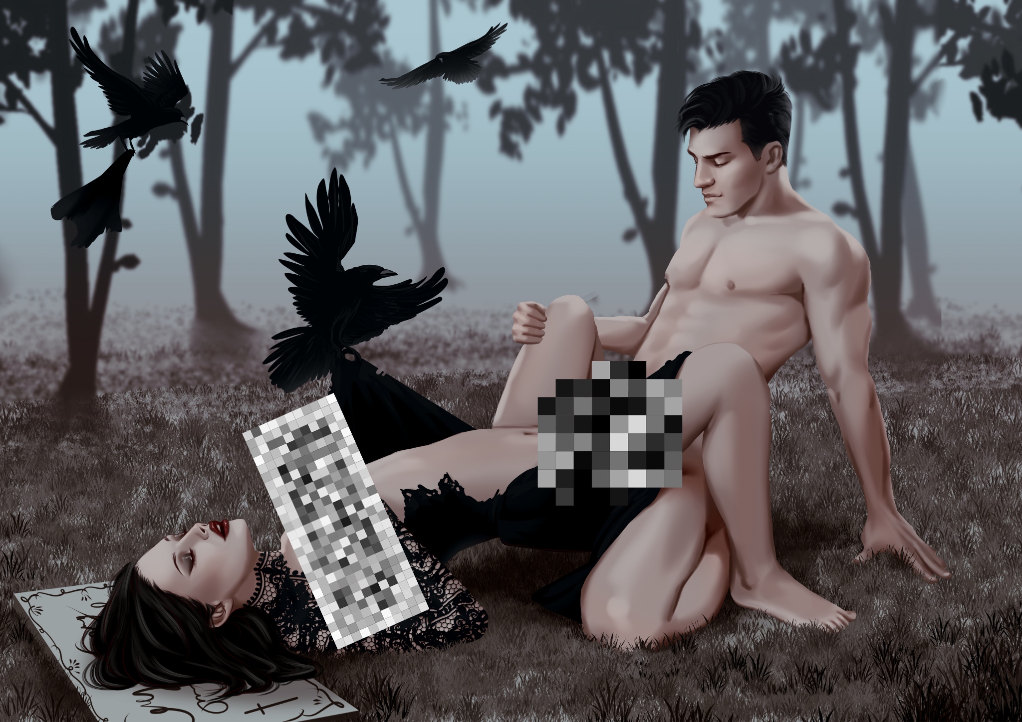 NSFW Art Print from Feed the Birds