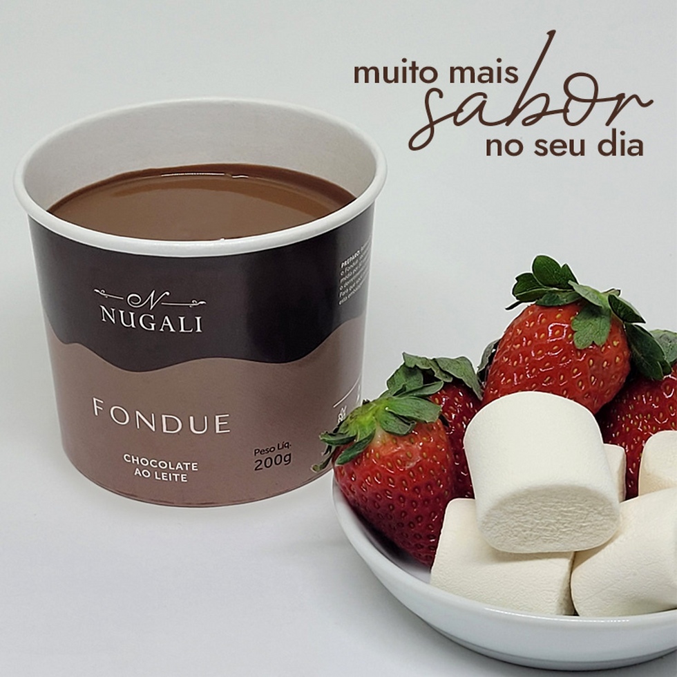 Fondue de Chocolate ao Leite 200g - Nugali