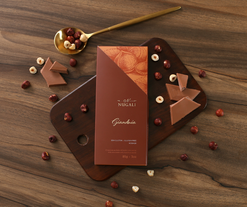 Miniatura: Tablete de Chocolate ao Leite Gianduia 85g - Nugali