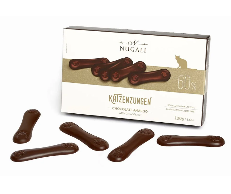 Língua de Gato Katzenzungen 60% - Nugali