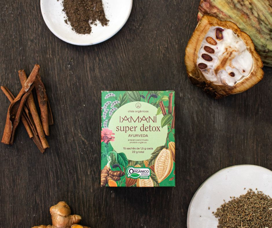 Miniatura: Chá Orgânico Super Detox Ayurveda 15 sachês - Iamani