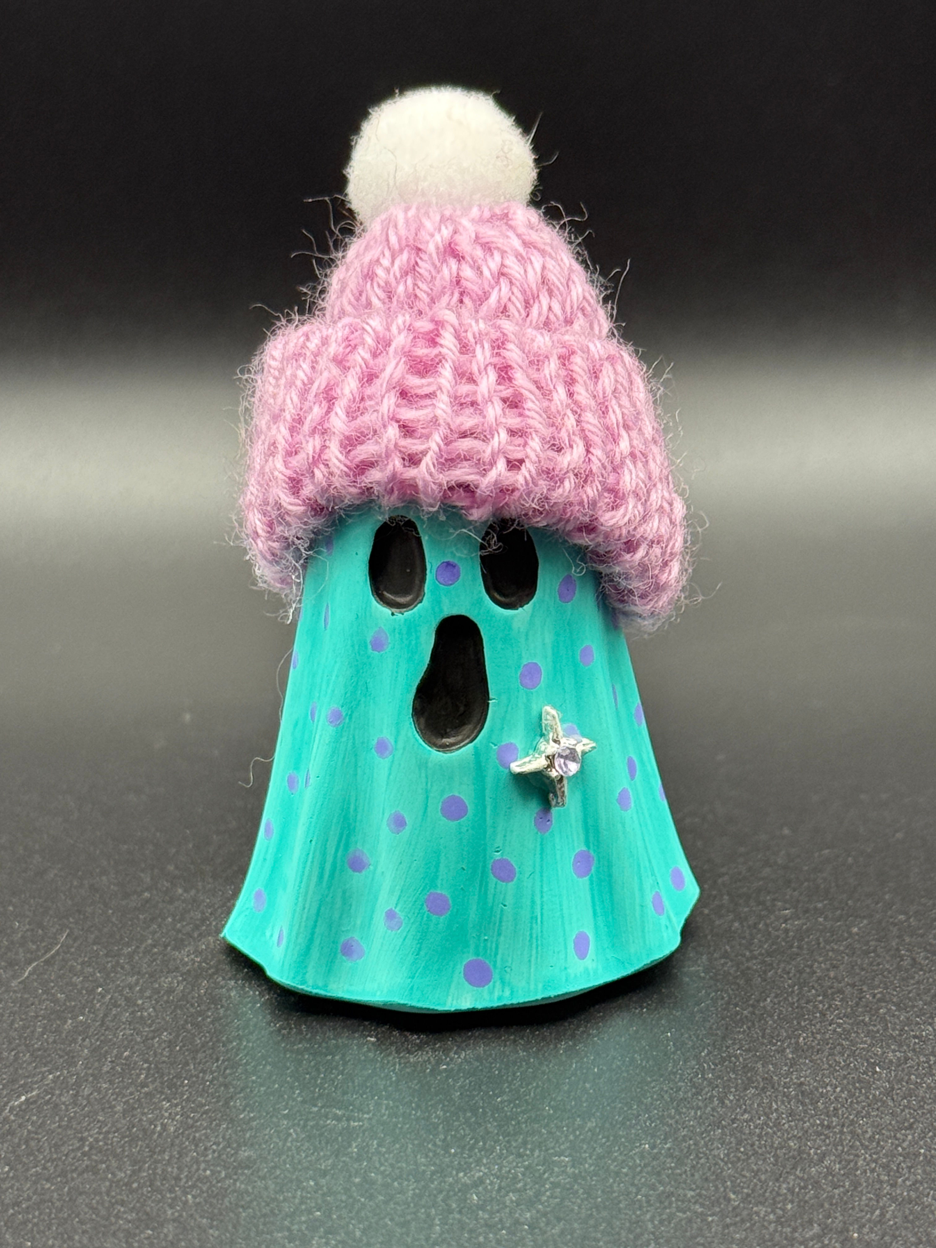 Sparkle - The Turquoise Polka Dot & Lilac Beanie Spirit