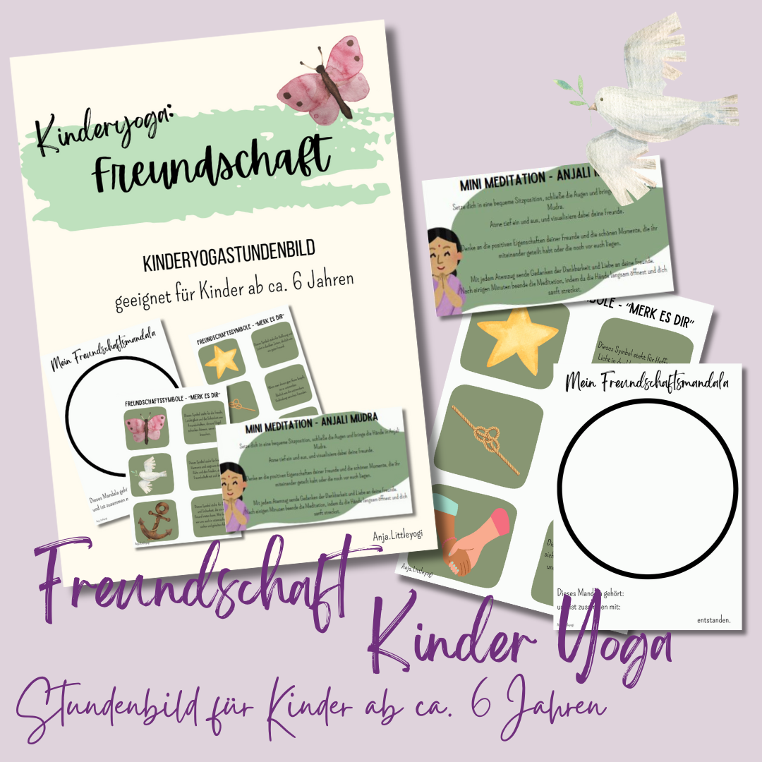 Kinderyogastundenbild "Freundschaft"
