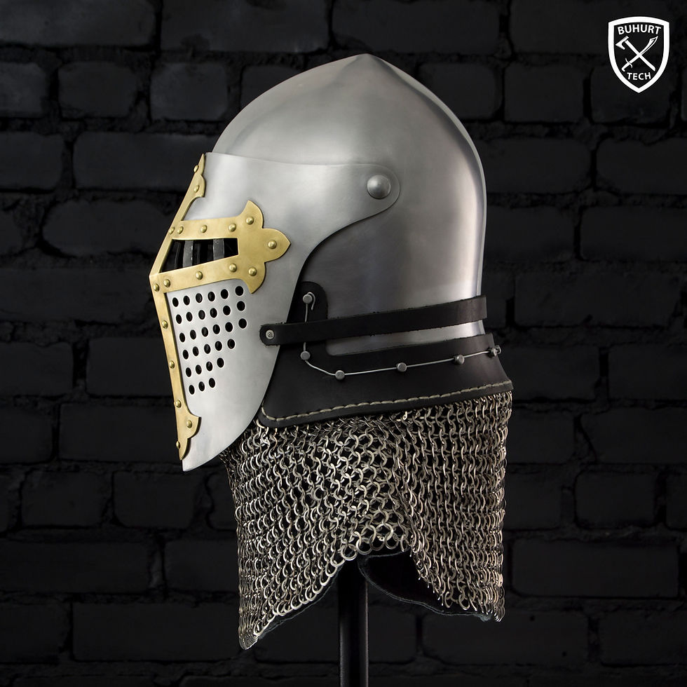 Thumbnail: Helmet from "Romance of Alexander" with Brass Cross