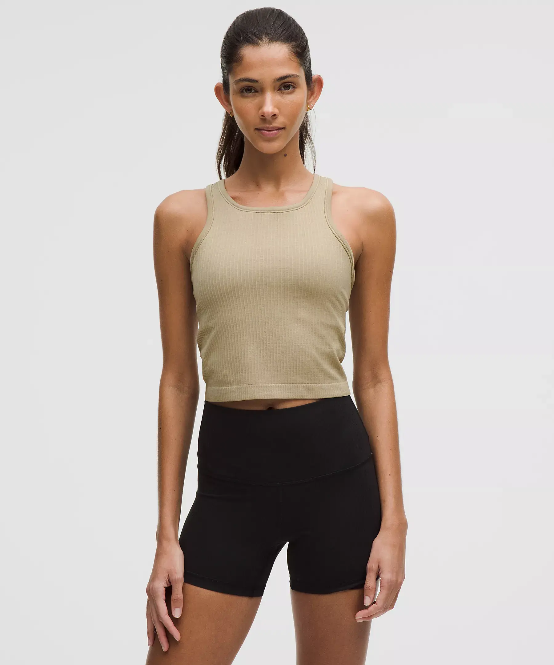 Ebb to Street Cropped Racerback Tank Top *Light Support, B/C Cup