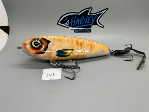 Curly Maple 8" Skinny Brick