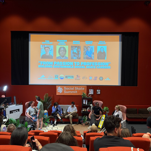connect skateboarding at the social skate summit in london at UCL east