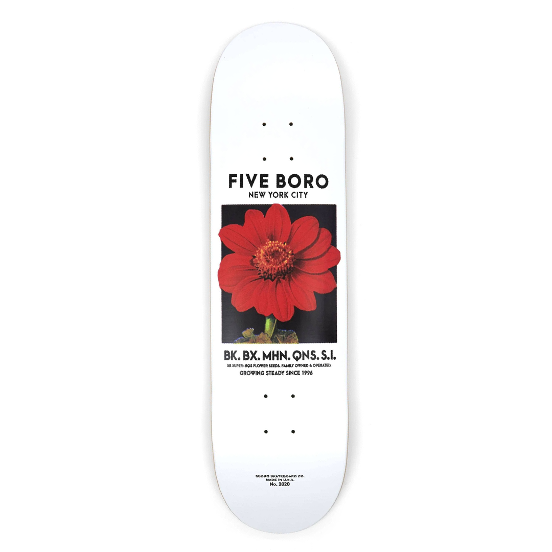 5Boro NYC Flower Skateboard Deck - 8.0