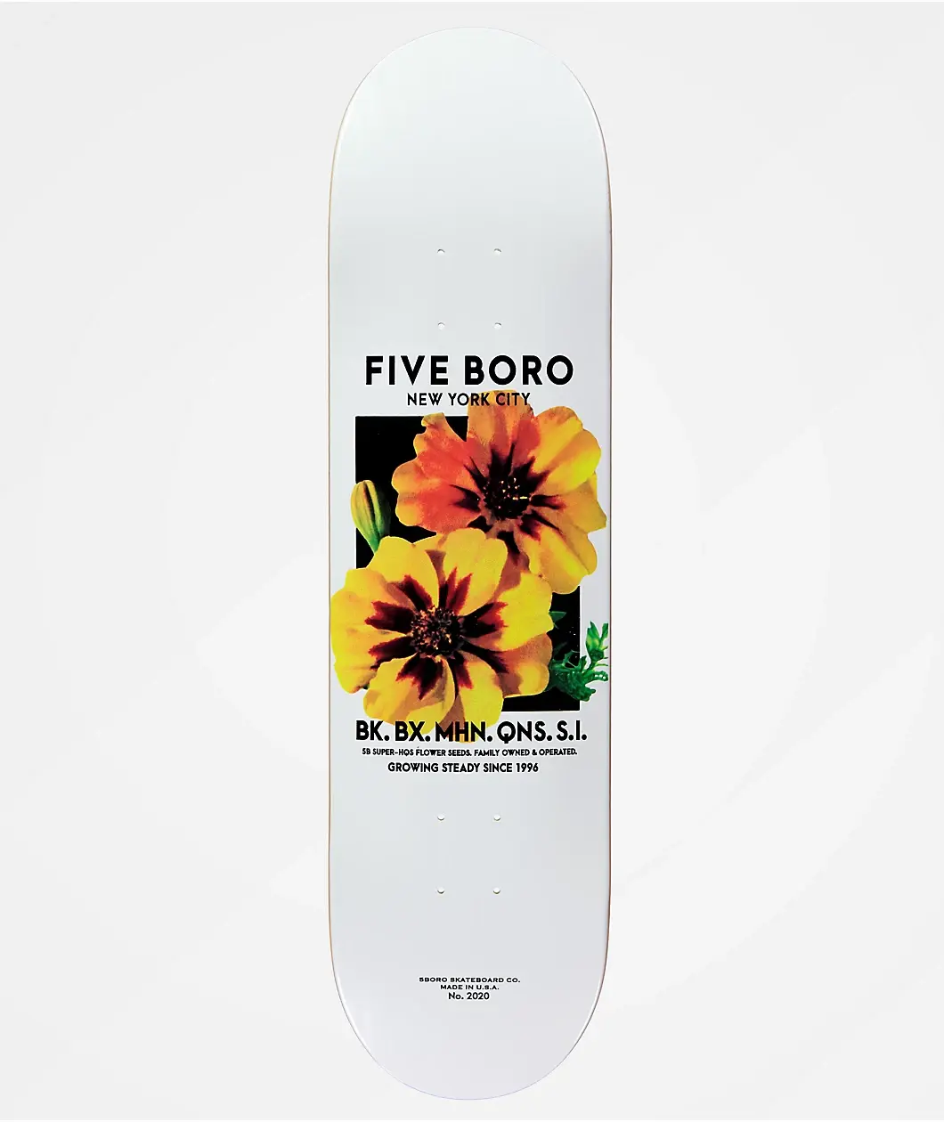 5Boro NYC Flower Seed Series Deck - 8.25