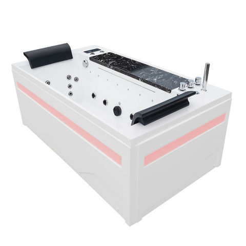 Thumbnail: Luxury SPA Hydromassage Bathtub MONTANA 925 Black Marble – 180x100 CM