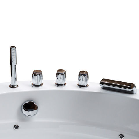 Thumbnail: Luxury Whirlpool Bath DELLA 916 with Enclosure (170x170 cm)