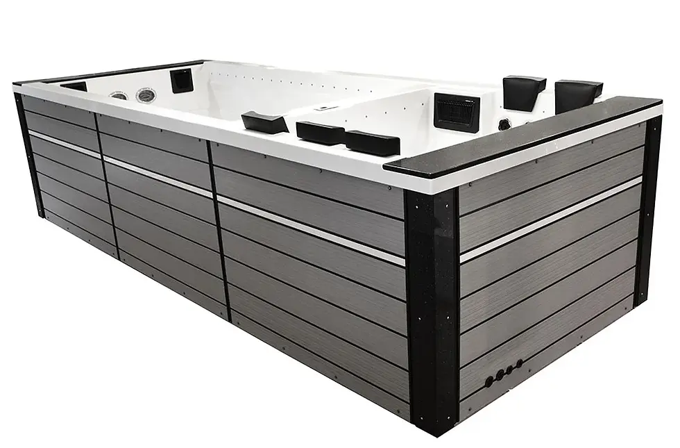 Thumbnail: SPA Pool Featuring Hydromassage and Counter