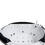 Thumbnail: Luxury Whirlpool Bath DELLA 916 with Enclosure (170x170 cm)
