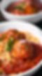 Aunt Diana's meatballs with marinara sauce 