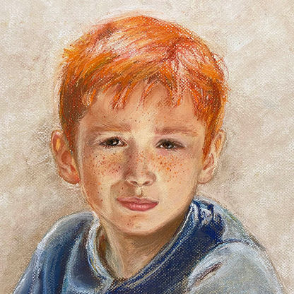 pastel portrait