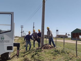 Reemplazo de postes en ruta 36