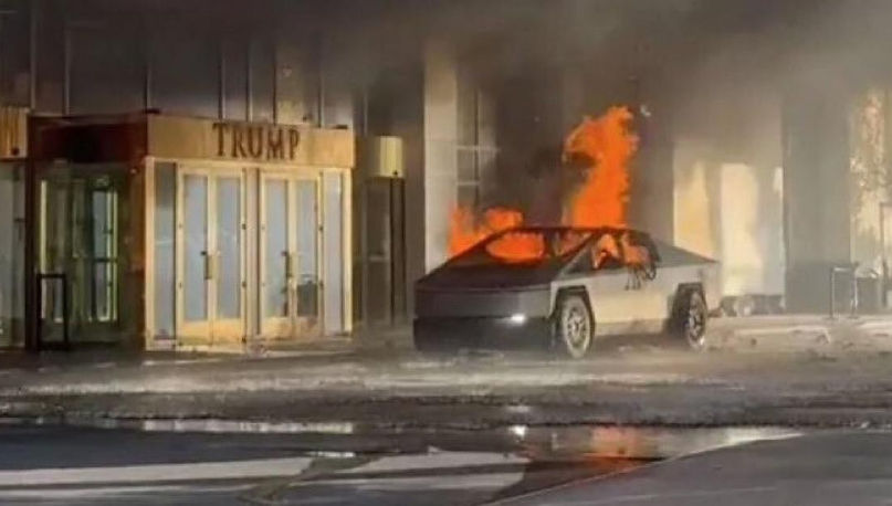 Explozie mortală a unui Cybertruck Tesla în fața hotelului Trump din Las Vegas: Musk șocat, suspiciuni de atac terorist