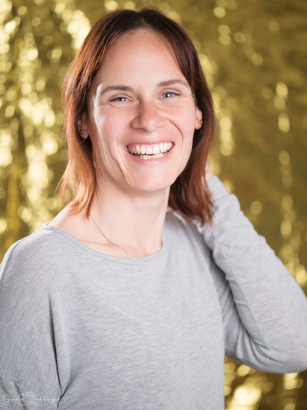 Studio-Porträtshooting einer Frau