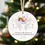 Thumbnail: Ceramic Miss You At Christmas Flat Tree Decorations - Angel wings add your own photo