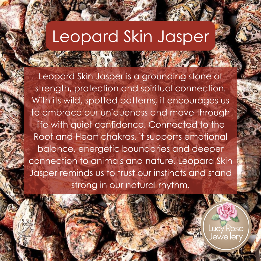 Leopard Skin Jasper Tumble Stone