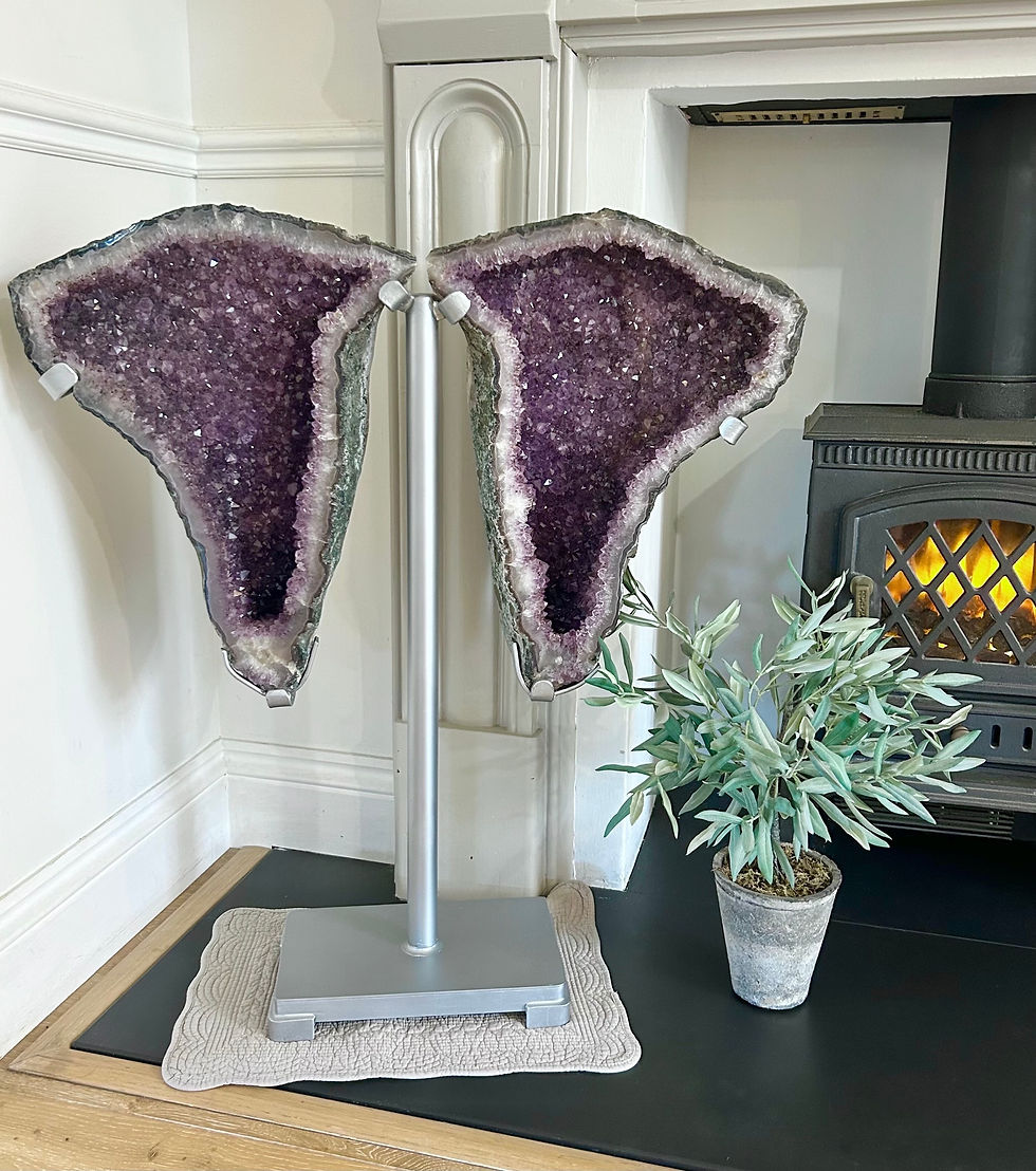 Thumbnail: Brazilian Amethyst “Angel Wings” with Citrine & Golden Healer Inclusions