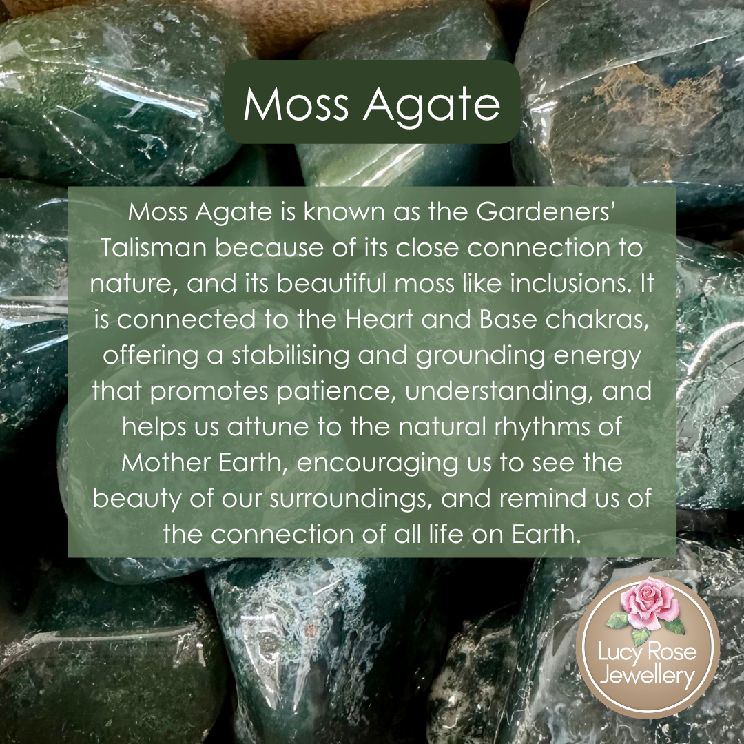 Moss Agate Tumble Stone