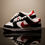 Thumbnail: Nike Dunk Low Black White Red'