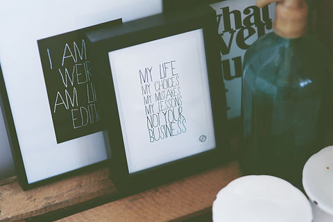 typografi Frame