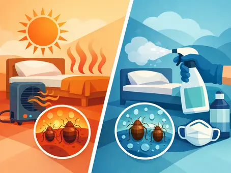 Heat Versus Spray Bedbug Treatment: Which Works?