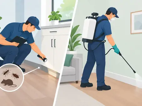 Pest Survey Versus Treatment Visit: The Difference