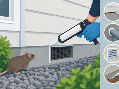 How to Seal External Rodent Entry Gaps Safely