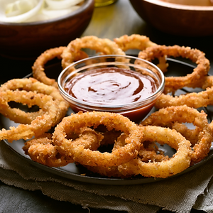 Giant Whole Battered Onion Rings