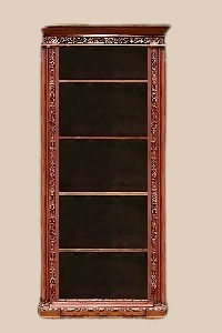 Thumbnail: ANTIQUE FINISHED OPEN TALL BOOKCASE