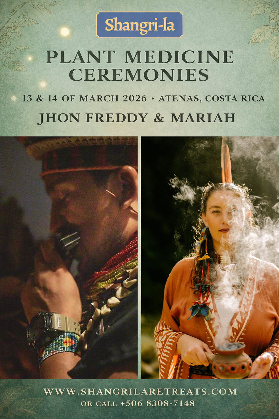 13-14 of March 2026, Jhon Freddy & Mariah