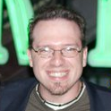 Voice actor Tom Dheere in Times Square, NYC, during his fifth year as a full-time professional talent.