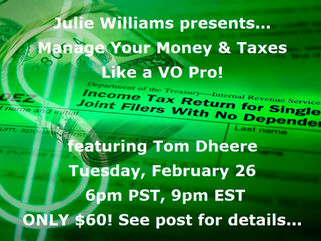 Voiceovers and Taxes – The Not Silent Blog 02/26/19
