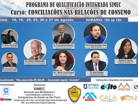 Curso de conciliações nas relações de consumo