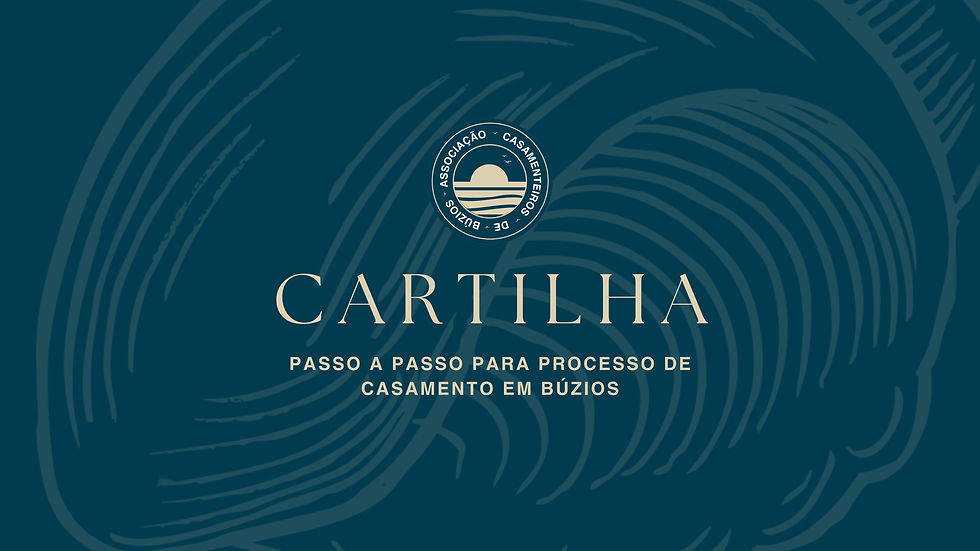 CARTILHA PARA PROCESSO DE CASAMENTO