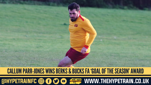 Hype Train FC Award: Callum Parr-Jones wins Berks & Bucks FA 2019/20 Goal of the Season Award