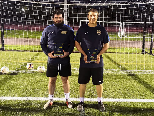 Hype Train FC Award: Callum Parr-Jones & Martin King presented with Goal of the Season Awards
