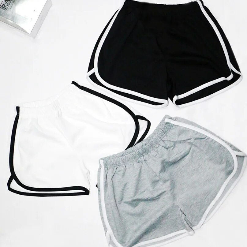 Elastic Shorts for Women, Loose Fitting, Quick Drying, Summer Thin Running, Fitn
