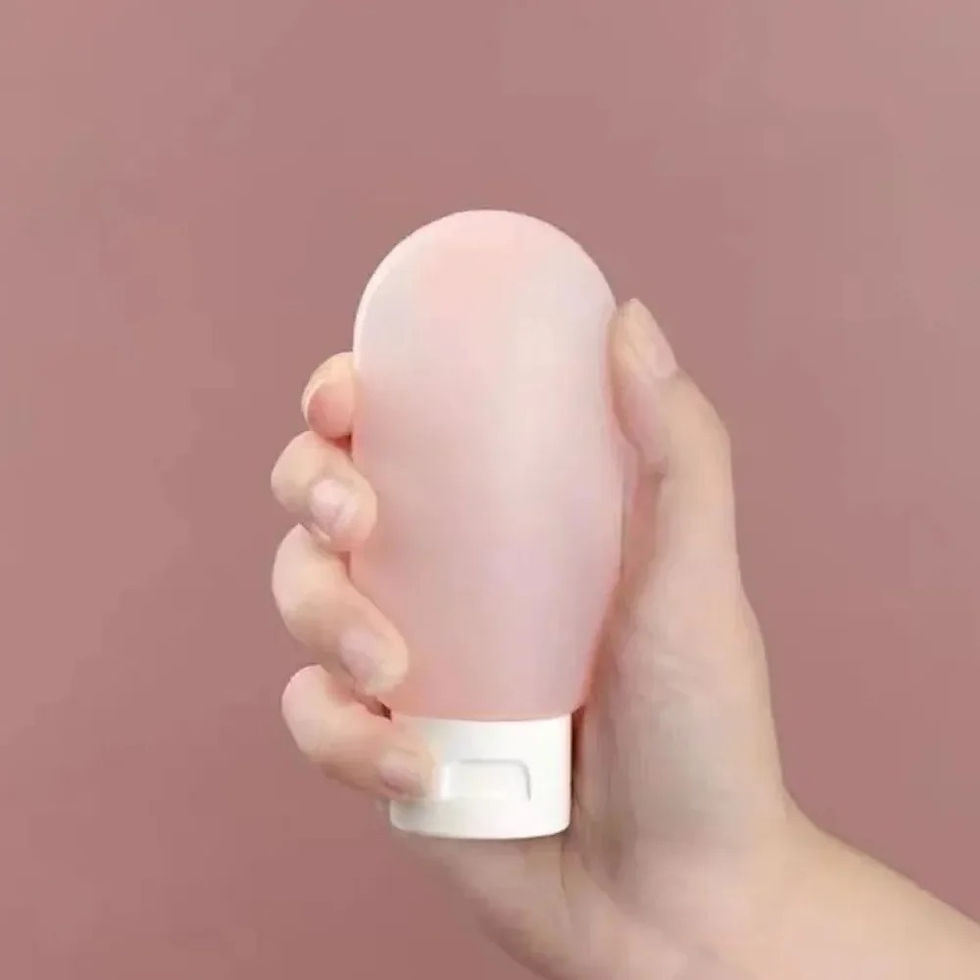 Thumbnail: Refillable water bottle, soft silicone squeeze tube packaging empty bottle, whol
